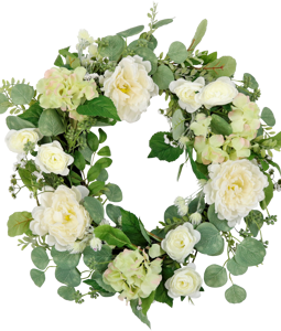 2212 COURONNE DÉCO ROSE